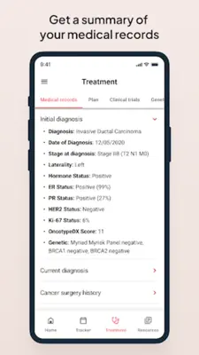 Outcomes4Me Cancer Care android App screenshot 3