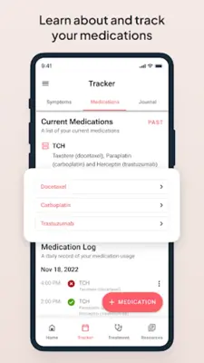 Outcomes4Me Cancer Care android App screenshot 4